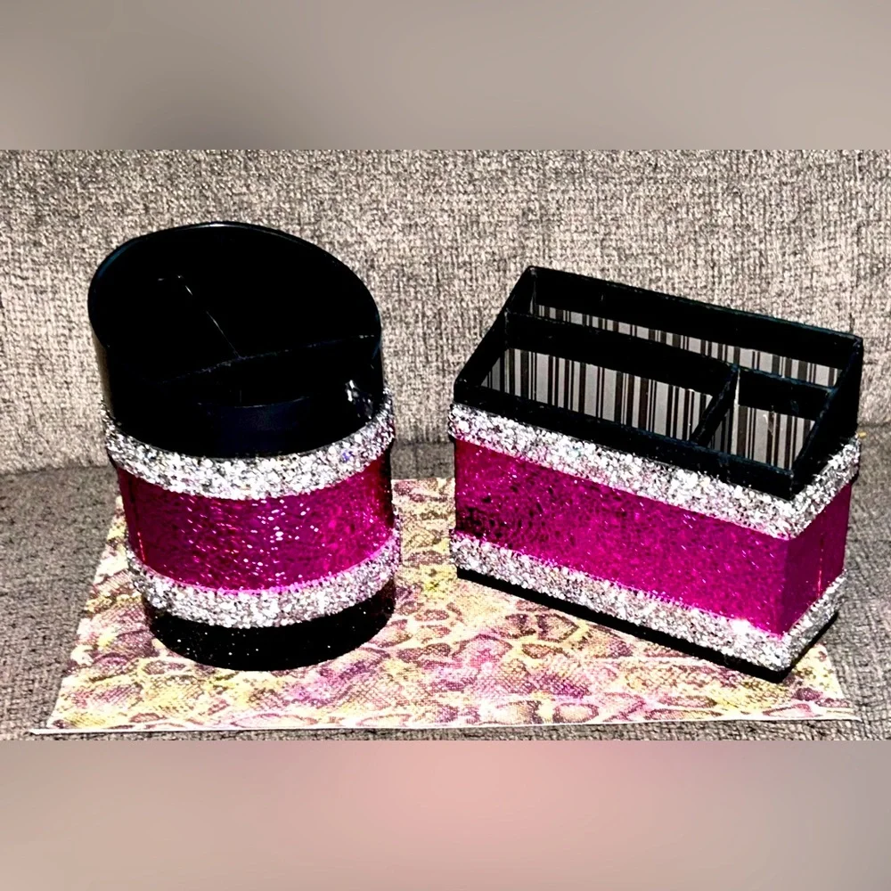 Two Pc Vanity/Desk Organizers